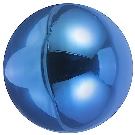 Sosoport reflektierender Blickball Kugel Gartenkugel Planet Erde Ornament Blickbälle für Gärten Gartendekoration hohl schmücken Einkaufszentrum reflektierende Kugel Rostfreier Stahl