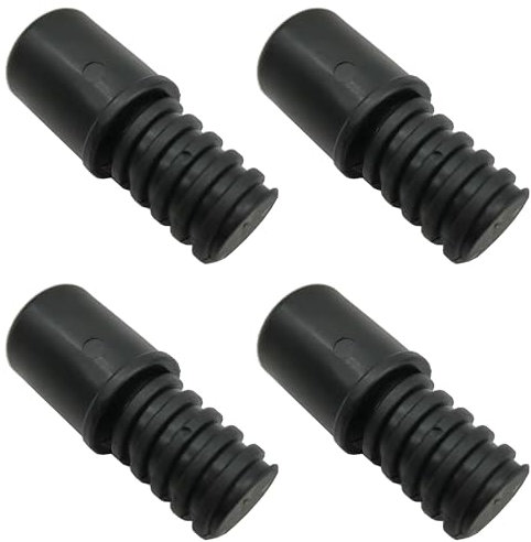 Niuhong 4 Pcs Palo Escoba Con Extremo Roscado Encaje Escoba Varillas Extensión Fijación Adaptador Escoba Varilla Telescópica Conector Plástico Adaptador Varilla Extensión Repuesto