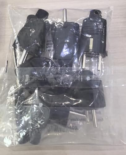 6 Pezzi Schuko Spina, 250V 16A Spina di Alimentazione del Contatto con Protezione Antipiega, Schuko 2 Pin Europea Spina di Sicurezza con Cacciavite, per Cavo 8-10 mm, IP20 per Uso Interno