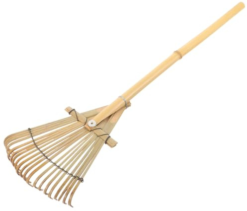 Mipcase RâTeau De Jardin Manuel 23.43 Pouces Outil LéGer pour Ameublir La Terre Et DéSherber RâTeau À Main Pratique pour Jardinage Pelouse Et Plantation