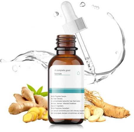 Multi-peptide Hair Density Serum, Serum Crecimiento Cabello, Hair Growth Serum, Siero Multi-peptidico per la Densità dei Capelli, Crescita dei Capelli, Anticaduta Capelli, Uomini e Donne, 30ml