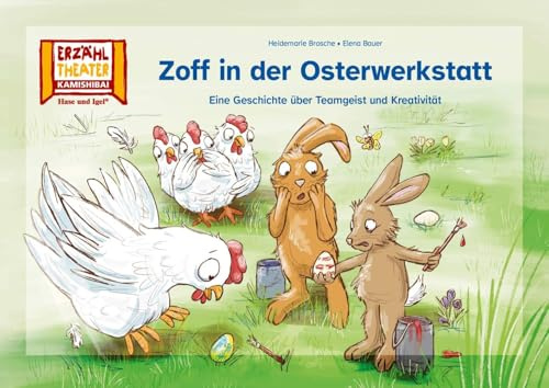 Zoff in der Osterwerkstatt / Kamishibai Bildkarten: 8 Bildkarten für das Erzähltheater