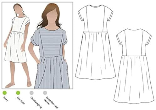 Style Arc Sewing Pattern - Lacey Dress (Sizes 04-16)