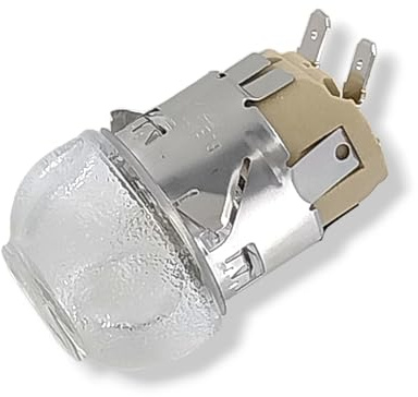 DL-pro Lampeneinheit für AEG Electrolux Juno Zanker Zanussi 808769002/3 8087690023 oben Backofenlampe Lampe Ofenlampe G9 40W 230V Fassung Kalotte Lampenglas Glasabdeckung für Backofen Ofen Herd