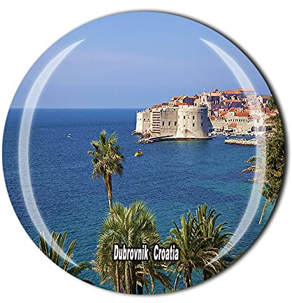 Dubrovnik Kroatien Kühlschrankmagnet Kristall Touristen Souvenir Geschenkkollektion Kühlschrank Magnetischer Aufkleber