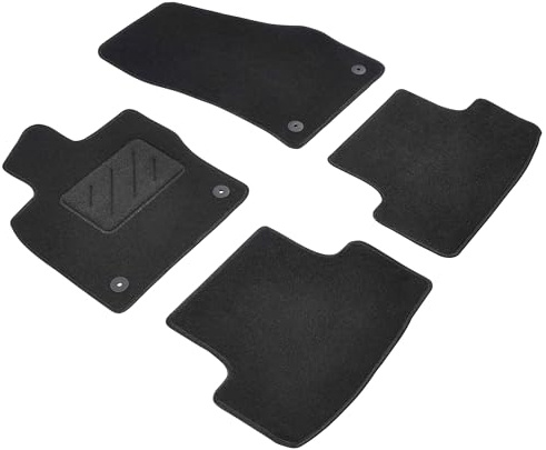 WALSER Comfort Auto Teppiche für Skoda Karoq 07/2017-Heute, 100% passgenaue Auto Fußmatten Made in Europe, Fußmatte Auto, Autoteppich Auto, Fussmatten Auto