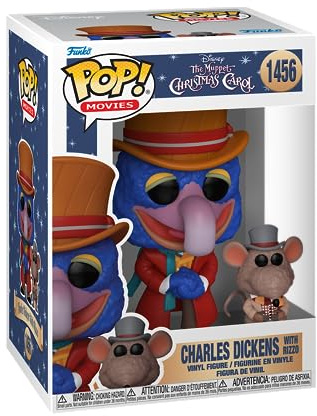 Funko Pop! and Buddy: The Muppet Christmas Carol - Gonzo mit Rizzo - The Muppets - Vinyl-Sammelfigur - Geschenkidee - Offizielle Handelswaren - Spielzeug Für Kinder und Erwachsene - Movies Fans