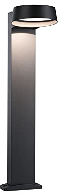Paulmann 94790 LED Pollerleuchte Capea Grand IP44 11,5W 1050lm 650mm Anthrazit Alu Druckguss 3000K
