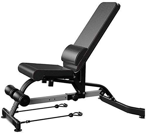 Hantelbank, Trainingsbank, Hantelbank, Hantelbank, verstellbar, zusammenklappbar, Hantelbank, Multifunktions-Sit-Ups, Rückenbrett, professionelle Fitnessgeräte, Übungsbank, ganzes Zuhause, E