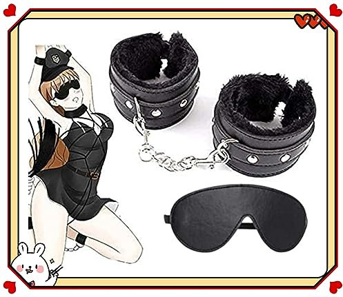 𝙎𝙚̣𝙭 𝘽σ𝙣𝙙α𝙜𝙚 Einzigartige Verstellbare Handschuhe Und Augenmaske, Angenehmes Schlaferlebnis, Ein Geschenk Für Männer Und Frauen