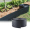 Rori Rollo de Borde de Césped Negro - 10 m, Flexible, Plástico, 15 cm de Alto