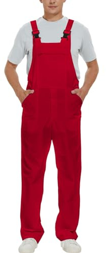 WORK IDEA Arbeits-Latzhose für Männer Multi Pocket Technology Herren Arbeitslatzhose