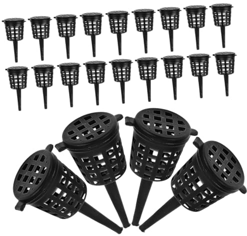 Mipcase 100 Pezzi Fornitura Giardino Cesto Automatico Per Fertilizzanti Vegetali Cestino in Per Fertilizzante Concime a Lenta Cessione Pianta Plastica Bonsai Piante Acquatiche