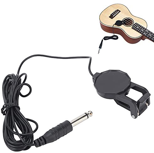 ClipOn Pickup Gitarrenmikrofon Piezo Akustik Violine Ukulele Zubehör Bühnenaufführung Leicht Tragbar