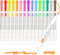 Funnasting Evidenziatori, 15 Colori Evidenziatori Pastello Set, Evidenziatori a Oppia Punta, Pennarelli per Colorare, Sottolineare, Ufficio Studente