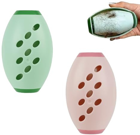 Wiederverwendbarer Fusselroller, 2 Stück Reusable Lint Roller Kompakt Tragbar Wiederverwendbare Fusselrolle Waschbar Lint Roller Geeignet für Tierhaare Kleidung Sofa (Grün,Rosa)