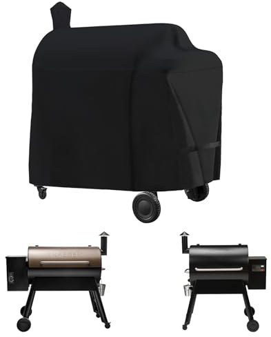 Outdoor-Grillabdeckung, passend für Traeger PRO 780 & PRO 34 (TFB86KLF, TFB34KLF) Elektrogrill und Smoker, im Vergleich zu BAC504 BAC380 Traeger Cover Geny wasserdichte Grillabdeckung