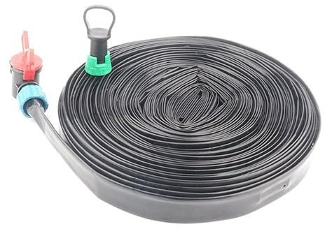 Cinta de riego por goteo para plantas. Riego por goteo for plantas de invernadero en casa(30m Kits)
