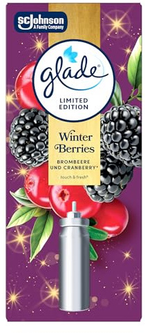 Glade Touch & Fresh (Brise One Touch) Minispray, Raumduft, Nachfüller, Winter Berries, 10 ml
