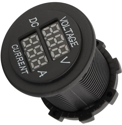 Pretfy 12-24V Auto MOTORCYCLE DC Apparecchiature Affidabili Amperometro Voltmetro Dual Digital 24V