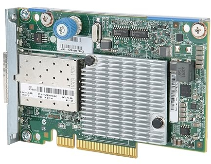 Yctze Adattatore Ethernet a Doppia Porta Ad Alta velocità da 10 Gbps, Scheda di Rete in Fibra Ottica con 40 Gb Al Secondo Full Duplex, Ideale per Server ProLiant DL360p DL380p SL230