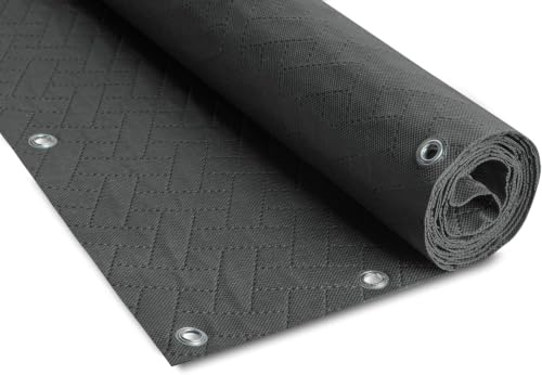 COVER IT Frangivista per Balcone Premium 240 g/m² su Misura 70 cm – Frangivista con Trama Goffrata per Balcone, terrazza e ringhiera, Grafite