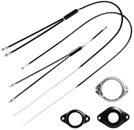 Set Kit Cavi per freno BMX per bicicletta anteriore/posteriore, kit di cavi freno per bicicletta da 20 pollici