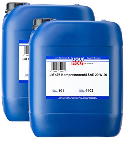 2x LIQUI MOLY 4402 LM 497 Kompressorenöl SAE 20W-20 10L