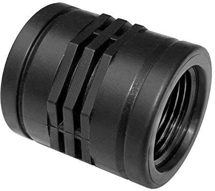S&M 726095 Manicotto filettato 1, Nero