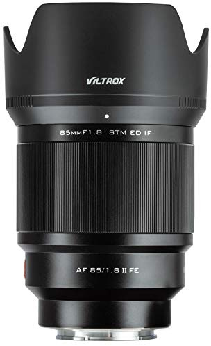 VILTROX 85mm F/1.8 F1.8 Mark II STM Full-Frame 85mm f1.8 ii for AF Auto Focus for Sony E-Mount Camera A7III A7RIII A7SII A7II a6500 a6400 a6300