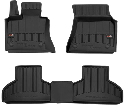 M MOTOS Bilgummimattor för BMW X5 F15 2013-2018 Förbättra din resekomfort med Anti-Slip Mat Car 3D- Golvmattor för bilgolv i alla väder, skydd mot smuts