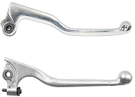 Coppia di Leve Accossato per DERBI SENDA R DRD PRO dal 2005 al 2013 (CC 50) Leve Accossato argento freno AJP