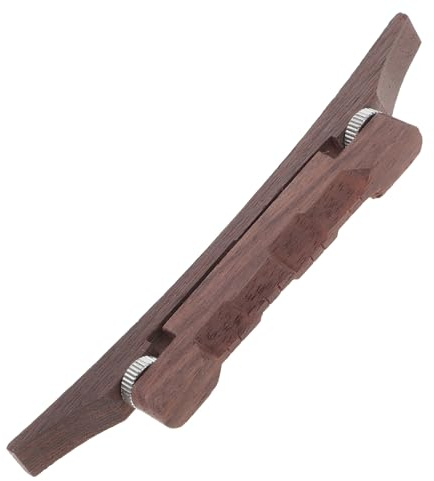 HEMOTON Chevalet En Bois Rouge Pour Mandoline, Accessoire Remplaçable, Pont à Cordes Robuste, Compatible Instrument De Musique, Pour Rechange Mandoline Et Réparation à Domicile