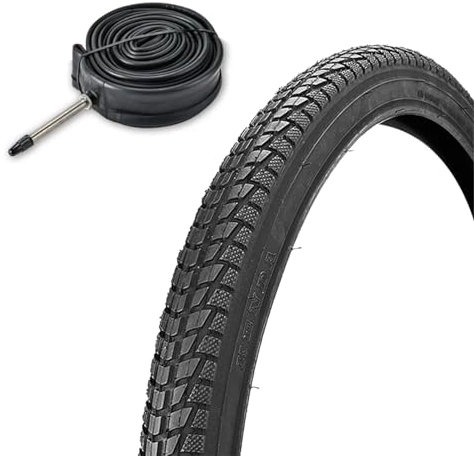 KOCAN Fahrradreifen-Set für 700C/26 Zoll Mountainbikes oder Citybikes, Rennräder, gemischte Gummi-Fahrradreifen,700 x 25c Rennradreifen