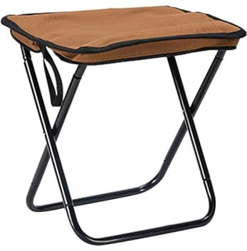 QSTDGVPW Campinghocker, Kompakter, Ultraleichter, Tragbarer Klapphocker, Zusammenklappbarer Kleiner Stuhl für Rucksackreisen, Reisen, Grillen, Wandern,