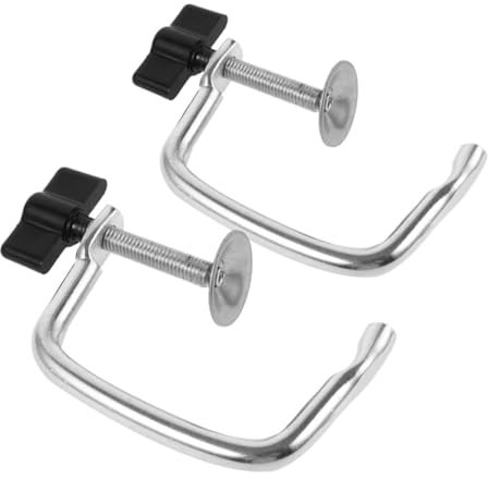 SECFOU 2pcs Manual Pasta Maker Handle for Noodle Machine Pasta Clip Accessories