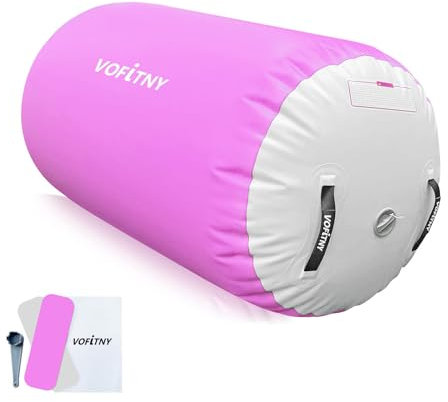 VOFiTNY Gymnastics Air Barrel Tumbling Backflip Trainer 3.3 L x 2.3ft D Octagon Roller Back-bend for Home/Gym Do Not Include Pump