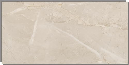 Dumawall+ Waterproof Wall Tiles, Easy-to-Install, Tongue & Groove System, UV Resistant, Strong & Durable | No Grouting, Cut with Hand Tools, Barcelona Polished Marble (8 Pack)