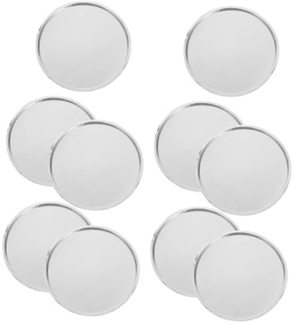 IMIKEYA 10pièces Lot De Plateaux De Pesée Aluminium Vaisselle Laboratoire Multifonction Précise Pour Poudre Et Liquide Récipient Robuste Pour Usage Industriel