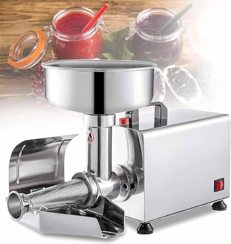 YXFAZPP Passapomodoro Elettrico, macinazione Commerciale del Pomodoro da 450 W, passaverdure e creatore di Salse, passapomodoro Elettrico con Funzione inversa