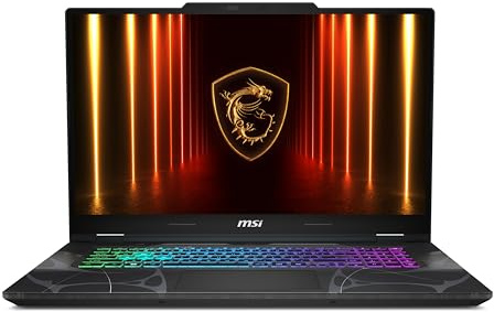 msi Cyborg 17 17.3 FHD 144Hz Gaming Laptop: Intel Core 7-240H, NVIDIA Geforce RTX 5060, 16GB DDR5, 1TB NVMe SSD, Type C, Wi-Fi 6E, Win 11 Home: Translucent Black B2RWFKG-074US