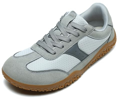 Meik Mangni Barefoot skor herr dam minimalistiska breda sneakers lätta andningsbara halkfria löparskor, 36–46 EU
