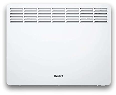 Vaillant eloMENT VER 150/5 0010023957 - Calefactor de pared para aprox. 15 m2 (230 V, 1,5 kW, para un calor fiable y rápido, para colgar en la pared), color blanco