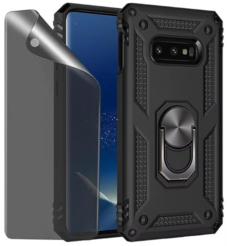 CLYDITE Hülle für Samsung Galaxy S10e Hülle Schwarz handyHülle mit Anti-Spähen Privatsphäre Schützen Folie Blickschutzfolie