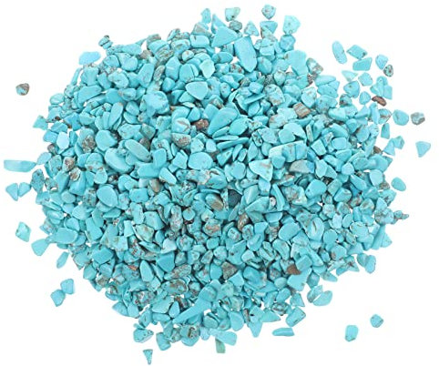 COHEALI Naturstein Aquarienkies 5-7mm Türkis Kies Dekosteine Für Aquarium Und Garten 2 Beutel 100g Selbstgemacht Schmuck Zubehör