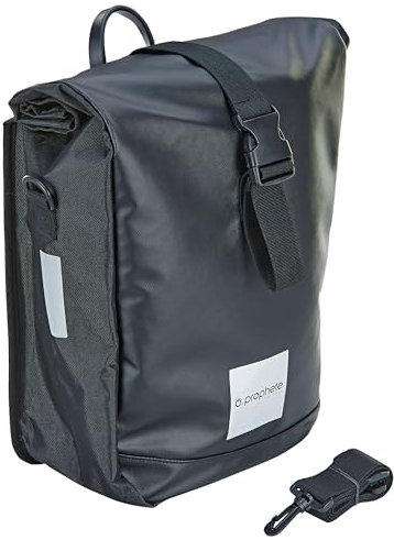 Prophete Seitenpacktasche, 20L, wasserdicht, mit Schnellver mit Tragegriff, Montageelemenete versteckbar, schw