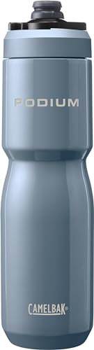 Camelbak Podium Insulated Steel 22oz Fahrrad Trinkflasche – Edelstahl 18/8 – hohe Kapazität – doppelwandige Vakuumisolierung – auslaufsicher – hoher Durchfluss – Pacific, Größe: OS