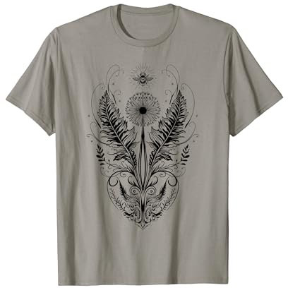 Löwenzahn Pusteblume Der Frühlings ist da Fineline Tattoo T-Shirt