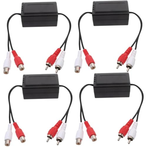 OSALADI 4stücke Ground Isolator Für Auto-Audio Effektiver Rauschfilter Zur Geräuschunterdrückung Installieren Langlebig Und Zuverlässig Für Car-Studio-systeme