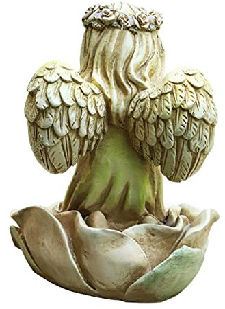 Yardenfun -Engel-Modell Gartenschmuck Einzigartiges Engel-Ornament Aus Kunstharz Dekoratives Kunsthandwerk Für Den Hof Zufälliger Stil